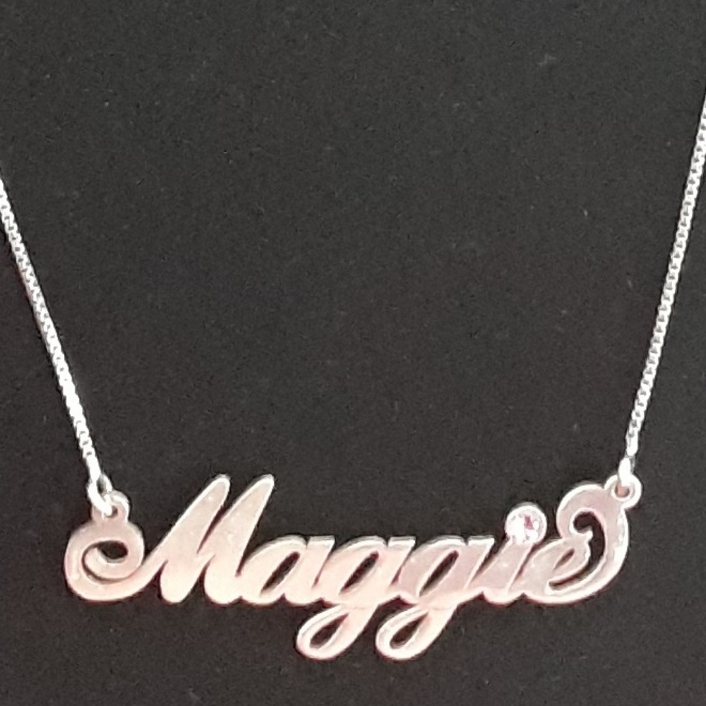 😍😍925 ITALY SILVER NECKLACE MAGGIE